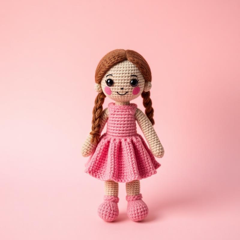 Miniamigurumi muñequita tejida a crochet